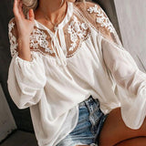 Embroidery Blouse Tops