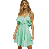 Cross Drawstring Dress - bodyshapez