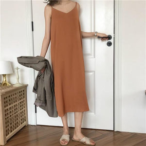 Loose Maxi Dress - bodyshapez