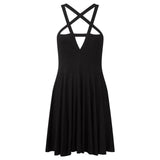 Five-Pointed Star Wrapped Dress - bodyshapez